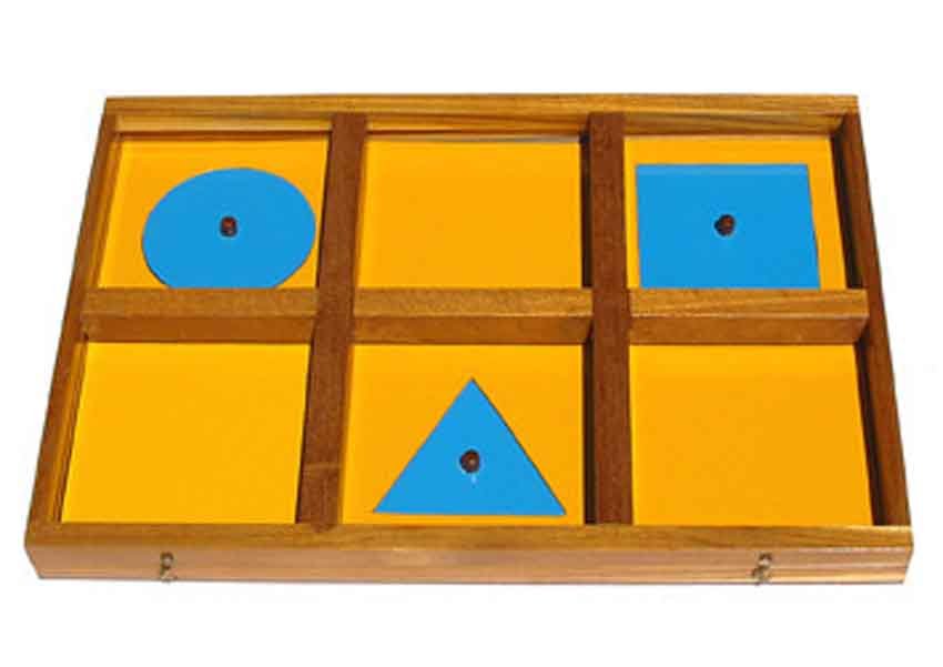 geometric cabinet tray