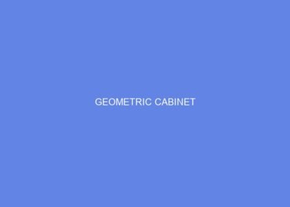 geometric cabinet 2 33843