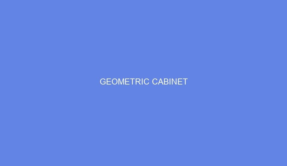 geometric cabinet 2 33843