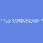 NCDC & ICET Rapid Spoken English Module Day 36: Mock Job Interview Practice